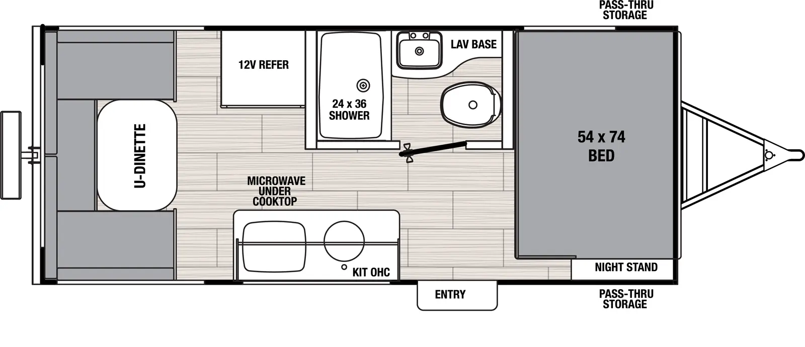 Northern Spirit Bijou 16RDB Floorplan